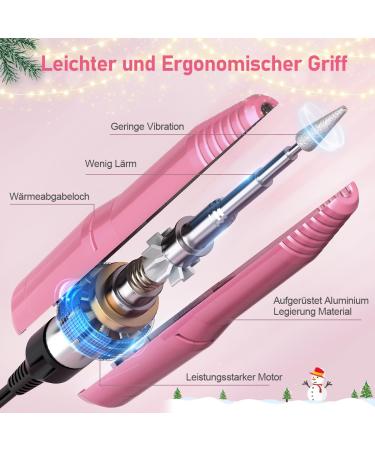 Weiyi Nail Miller Set | Professional Electric Nail File & Grinder | Low Vibration 20000 RPM 6 Drilling Sleeves | Optimal Nail Care & Design - Buy Online on SooperMarket.com