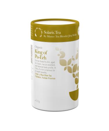 Solaris Tea Organic Loose Whole Leaf King of Pu Erh 100 g Black Tea 100 g (Pack of 1)