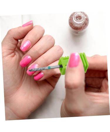 FOYTOKI Nail Polisher Manicure Art Drill Bits Manicure Nail Bits Nail Art Polishing Tools Women Nail Drill Bit Drill Bits for Nails Drill Bit for Acrylic Nails Manicure Drill Bits 7.00X1.30X1.30CM Green - Buy Online on SooperMarket.com