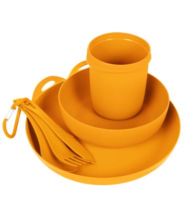 Sea to Summit Delta Camp 6-Piece Dinnerware Mess Kit Pindan Orange
