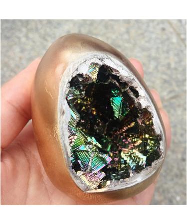 Crystal Beautiful Bismuth StonesCrystal Iridescent Minerals Home Furnishing Articles 1pcs 350-400g - Buy Online on SooperMarket.com