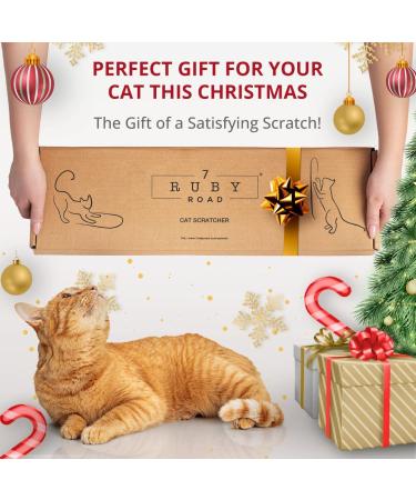 Ruby Road Wall Mounted Cat Scratching Post - Wooden Sisal Scratcher for Indoor Cats - Modern Cat Wall Furniture (22 x 5.7 inches) - Buy Online on SooperMarket.com