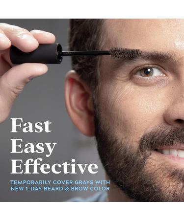 Just for Men 1-Day Beard & Brow Color - Temporary Color for Fuller, Well-Defined Look - Darkest Brown/Black - Buy Online on SooperMarket.com