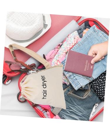 Healeved 4pcs Hair Dryer Storage Bag Hotel Storage Bag Small Blow Dryer Mini Travel Cosmetic Fabric - Buy Online on SooperMarket.com