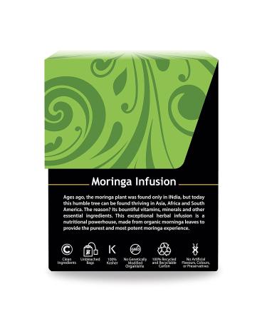 Buddha Teas Organic Moringa Tea - USDA Organic, OU Kosher, 18 Bleach-Free Bags - Buy Online on SooperMarket.com