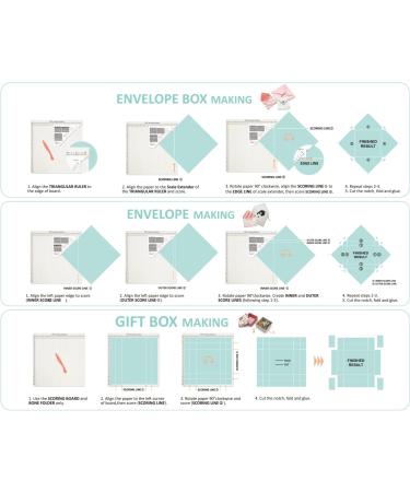 Bira Craft 12 X 12 inch Multi-Purpose Scoring Board & Score and Fold Tool (Scoring Board) - Buy Online on SooperMarket.com
