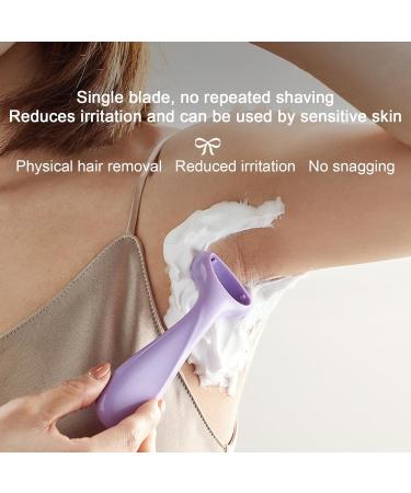 WHRCY Women's Razors for Sensitive Skin - Gentle Hair Removal for Body & Pubic Areas - Purple Personal Care Solution - Buy Online on SooperMarket.com