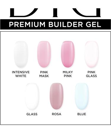 Didier Lab - Premium Intensive White Solid Builder Gel for Nails - Hard Gel Builder for Extension - Nail Strengthener - LED UV Builder Gel for Nails - Split Nail Repair - Nail Hardener Gel - 50 ml 50 ml (Pack of 1) Intensive White - Buy Online on SooperMarket.com