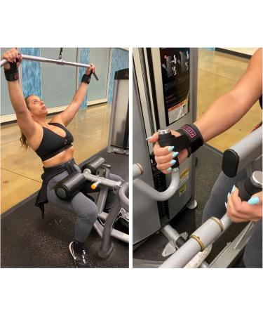 FITGIRL Wrist Straps for Women - Gym Lifting Wraps for Improved Muscle Gain in Legs, Back, Shoulders, and Core (Black) - Buy Online on SooperMarket.com