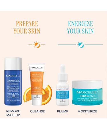 Marcelle Hydractive Holiday Gift Set Hydrating & Energizing Skin Care Routine for All Skin Types Hypoallergenic Fragrance-Free Paraben-Free Cruelty-Free - Buy Online on SooperMarket.com