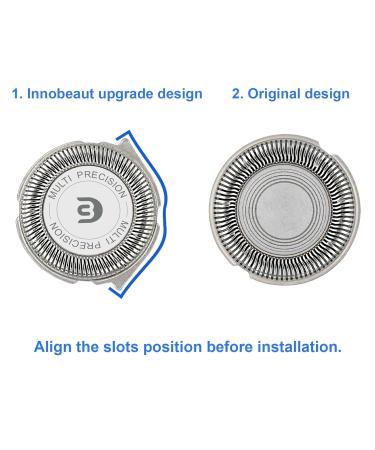 SH30 Replacement Shaving Heads - Compatible with 3000 2000 1000 Series Shavers & S738 Click and Style - 3 Pack Razor Blades - Buy Online on SooperMarket.com
