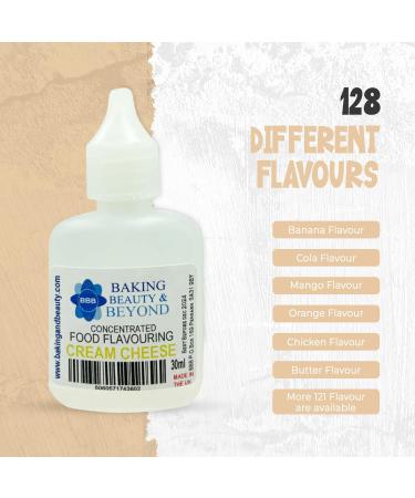 Baking Beauty and Beyond Concentrated Food Flavouring Oil - Food Grade Flavouring Oil for Candy Making Baking Lip Balm Gloss - Cream Cheese (100ml) - Buy Online on SooperMarket.com