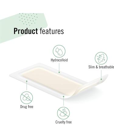 KASCIN Premium Spot Treatment Pimple Patch XL - 10 Hydrocolloid Acne Strips for Body, Larger Breakouts - Korean Made Acne Dots XL - Buy Online on SooperMarket.com