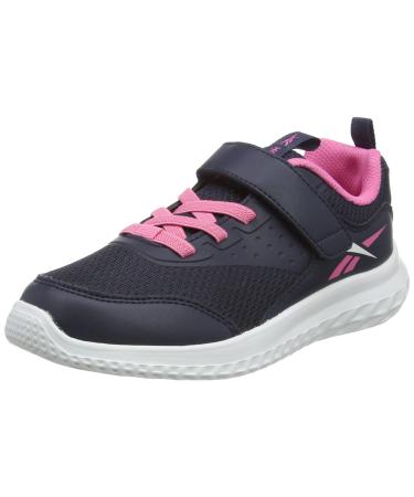 Reebok Girl's Rush Runner 4.0 Alt Sneakers 12 UK Vector Navy True Pink Ftwr White