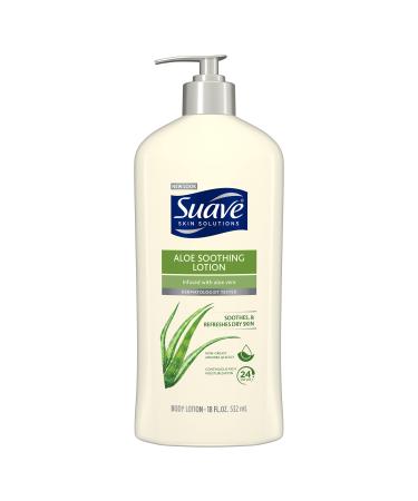 Suave Skin Solutions Body Lotion Soothing With Aloe 18oz