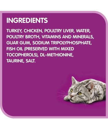 WHISKAS Perfect Portions Wet Cat Food Pat - Turkey - 75g (24 Pack) Pat Turkey 1 count (Pack of 24) - Buy Online on SooperMarket.com