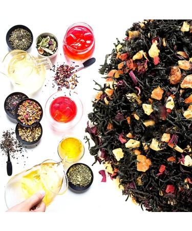 Plant Gift Hawaiian Black Tea Oganic Fruit Herbal Tea All Natural Flavors Loose Leaf Ceylon Roselle Papaya Pineapple Mango Grape Lemon Non GMO Vegan Tea Bags Into Iced Tea & Hot Tea 70G/2.5oz - Buy Online on SooperMarket.com