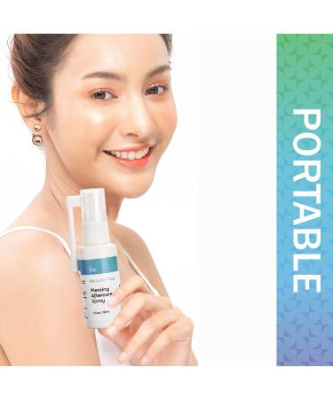 Recuren Plus Piercing Aftercare Spray - Shrink Bumps & Heal Ears, Nose, Tongue, Navel Piercings - Soothing Cleansing Solution - Buy Online on SooperMarket.com