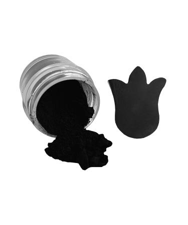 EDIBLE CHARCOAL BLACK PETAL DUST, (4 grams each container) By Oh! Sweet Art Corp