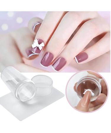Nail Art Stamp - Transparent Soft Nail Design Tool with Cockroach Patterns for French Smile Line Manicure - Buy Online on SooperMarket.com