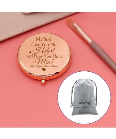 Daughter in Law Wedding Gift Compact Makeup Mirror - Mother & Father in Law Appreciation Gift | Bridal Shower, Birthday, Stepdaughter Personal Mirror - Buy Online on SooperMarket.com