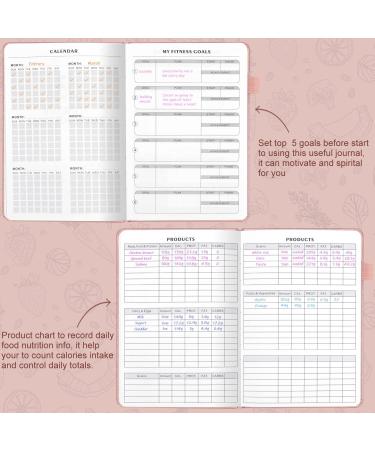 EPEWIZD Rose Gold Wellness Planner & Workout Journal - 3 Month Undated Fitness Tracker for Men & Women - Track Meals, Exercise & Weight Loss Goals - Buy Online on SooperMarket.com