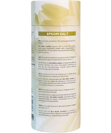 Eco Bath London Muscle and Joint Epsom Salt Bath Soak 1KG Tube with Essential Oils - Magnesium Muscle Soak for Post-Workout Recovery - 1kg - Buy Online on SooperMarket.com