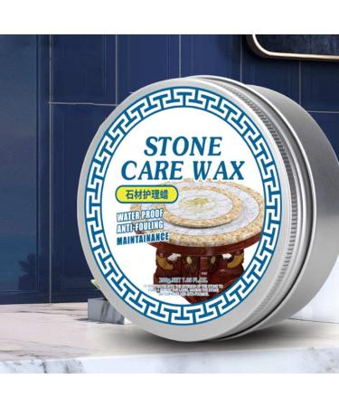 Stone Wax Polish 200g Stone Care Polish - Tile Care Product for Easy Maintenance Countertop Marble Stone Floors Stone Furniture Stone Walls Aezon Single Attribute - Buy Online on SooperMarket.com