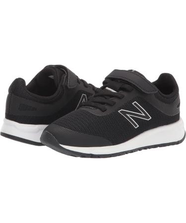 New Balance 455v2 Hook and Loop Running Shoe Little Kid 12 Wide - Black/White - Buy Online on SooperMarket.com