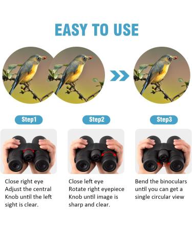 Binoteck 10x42 Binoculars for Adults | Professional HD Roof BAK4 Prism Lens | Ideal for Bird Watching, Hunting, Travel, Sports, Opera, Concerts | Includes Carrying Bag | Lightweight (1.0 lbs) | New Model - Buy Online on SooperMarket.com