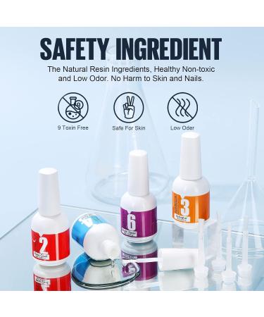 TOMICCA Dipping Powder Liquid Set - Base, Top Coat, Activator, Brush Saver - 4x15ml Essential Dip Liquid Set for DIY Nail Art - Buy Online on SooperMarket.com
