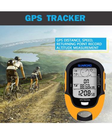 SUNROAD GPS Tracker with Altimeter, Compass, Weather Forecast, Thermometer - Multifunctional Meter for GPS Route Tracking - Buy Online on SooperMarket.com