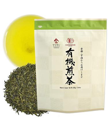 YAMASAN KYOTO UJI Green Tea Loose Leaf Sencha Bulk All Blend in Kyoto Japan 500g Bag