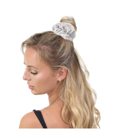 4-Piece Velvet Hair Tie Set for Updos & Ponytails | Black & White - Perfect for Women Girls & Children - Buy Online on SooperMarket.com