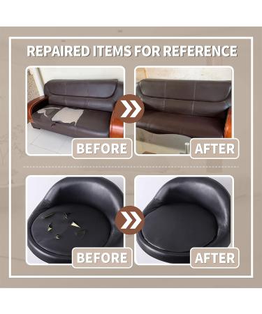 ALLANSING Leather Repair Tape Patch - Self Adhesive Vinyl Repair Tape for Furniture Couch Upholstery - Black 3.5x65 Inch - Buy Online on SooperMarket.com