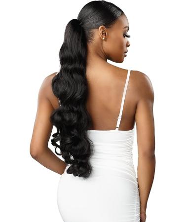 Sensationnel Lulu Pony tail drawstring - high heat synthetic yaki pony tail or up do hair extension wig piece - Kara (1B) - Buy Online on SooperMarket.com