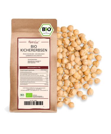 Kamelur Organic dried chickpeas (500g) - organic pulses in bulk packs from EU agriculture