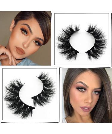 GOO GOO 16mm Bushy Siberian Mink Fur False Eyelashes - Handmade 3D Natural Soft Curl Fake Lashes - Reusable Makeup Eyelashes - 1 Pair - Buy Online on SooperMarket.com