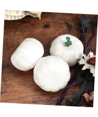 ABOOFAN 30 Pcs Halloween Simulation Pumpkin Hand Decor Paintable Pumpkin Decor Fake Pumpkin Fake Foam Pumpkins Pumpkin Toys Mini Pumpkin Unfinished Pumpkin Little Vacation Artificial White - Buy Online on SooperMarket.com