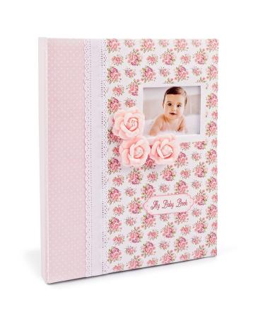 Baby Book Memory  Keepsake Album Baby Girl First 5 Year Baby Book  First Baby Book Memory Events Pregnancy to Age 5  Pink