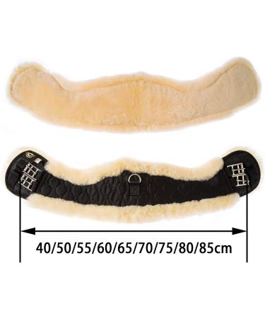Merauno Sheepskin Dressage Girth Western Moon Girth Dressage-70cm 27.6" (70cm) - Buy Online on SooperMarket.com