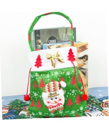 Gogogmee Santa Present 3pcs Christmas Candy Bag Candy Bags Christmas Tote Bags Xmas Bags Bag Backpack Decorate - Buy Online on SooperMarket.com