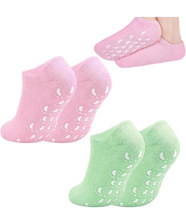 Zuroki Gel Socks - Moisturizing Spa Foot Care for Soft Feet | Reusable Cornea Socks | Ideal Gift for Women | 2 Pairs - Buy Online on SooperMarket.com
