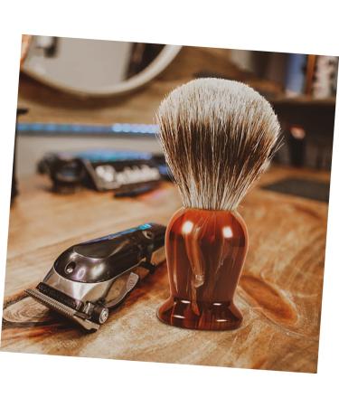 Beard Cleaning Brush | Men's Beard Care Accessory | Resin Handle Beard Brush for Ultimate Grooming - Buy Online on SooperMarket.com