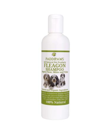 100% Natural Flea Shampoo for Dogs - Natural Flea Away Shampoo - Flea Shampoo for dogs to kill Fleas and Eggs - Safe Chemical Free - Natural Dog Flea Shampoo
