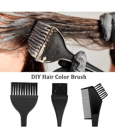 KOMUNJ 4-Piece Hair Dye Brush Set | DIY Salon Tool for Mixing & Applying Hair Dye | International Shipping Available - Buy Online on SooperMarket.com