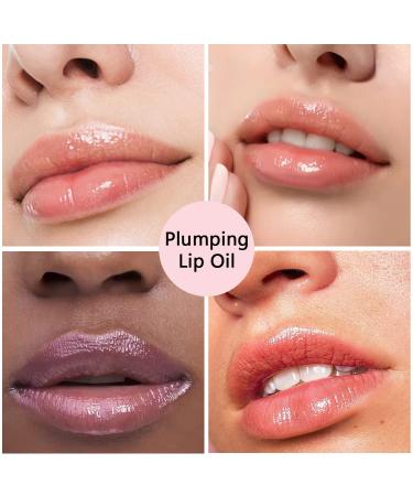 Lisara Hydrating Lip Glow Oil - Transparent Plumping Gloss for Nourishing Hydration & Long-Lasting Care - Coral Tinted Balm - Buy Online on SooperMarket.com