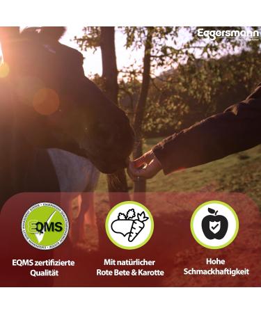Buy EGGERSMANN Horse Food 1kg - Delicious Natural Fruit & Vegetable Treats for Horses & Ponies | Perfect Reward & Snack | Premium Horse Accessories - Buy Online on SooperMarket.com
