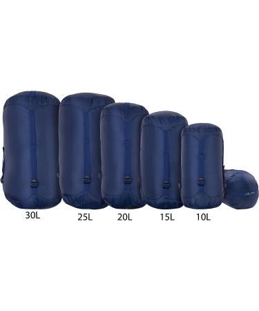 ALPS Mountaineering Lightweight Compression Stuff Sack 10L - Navy | Compact & Durable - Buy Online on SooperMarket.com