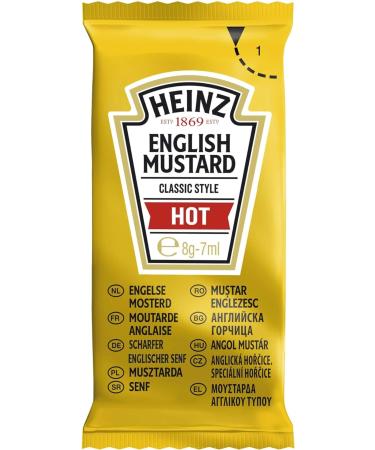 Heinz English Mustard Sachets 50 Pack.